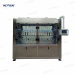 Máy chiết rót tràn chai thủy tinh dạng bọt tuyến tính tự động