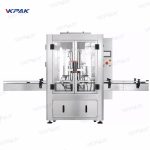 Lọ thủy tinh tự động đựng dầu dừa 2 đầu, dây chuyền chiết rót khí nén