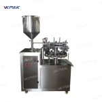 Máy chiết rót niêm phong ống kim loại nhôm có thể thu gọn bán tự động