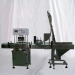 Máy đóng nắp chân không tuyến tính tự động cho lọ thủy tinh trong ngành thực phẩm