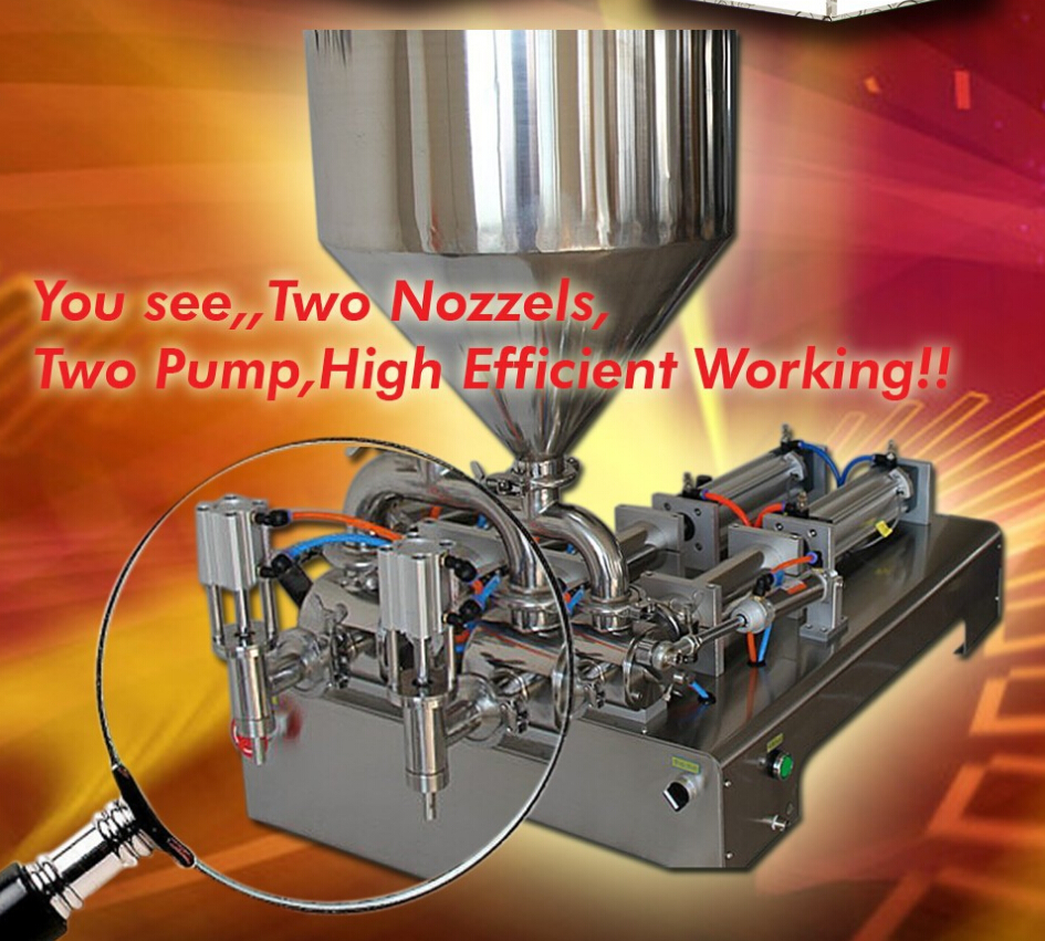 two filling nozzles pneumatic filler equipment vòi phun hai.jpg