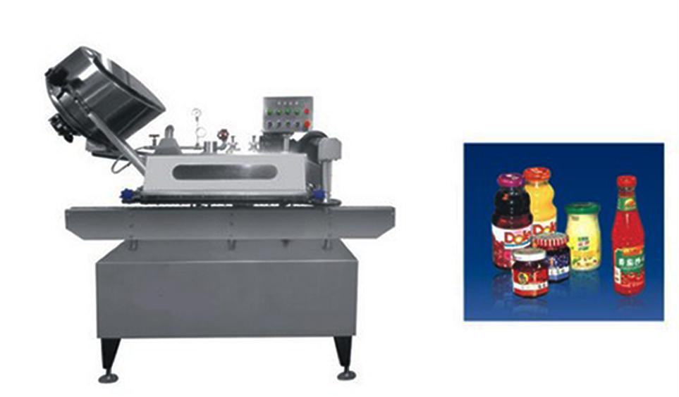 Button-controlled system glass Jar twist off Steam Capper equipment vacuum capping machine for sauce máy đóng nắp chân không điều khiển bằng nút vặn.jpg