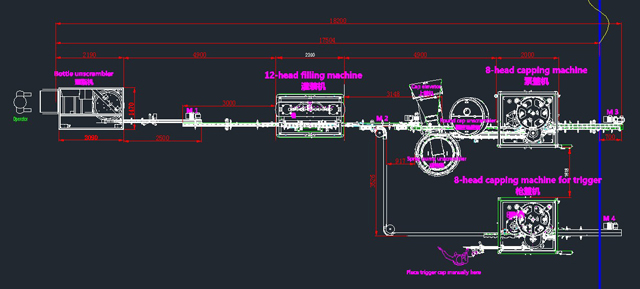 dây chuyền có thể được tích hợp với máy chiết rót.jpg