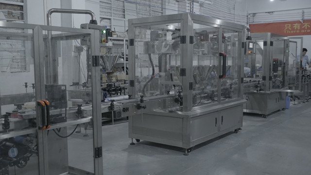 chấp nhận nhà máy dây chuyền chiết bột rời.JPG