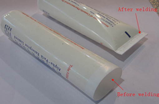 welding samples by ultrasonic tube sealer mẫu hàn bằng máy hàn ống siêu âm.jpg