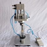 Máy ép chai thủy tinh nước hoa để bàn bán tự động bằng khí nén