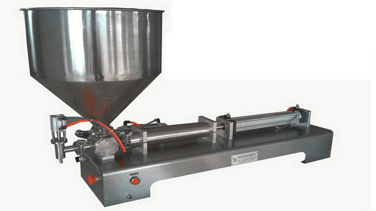 liquid filler semi automatic phễu đứng cho máy chiết rót ngang.jpg