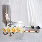 Máy chiết rót túi khí nén bán tự động, máy chiết rót túi làm sẵn