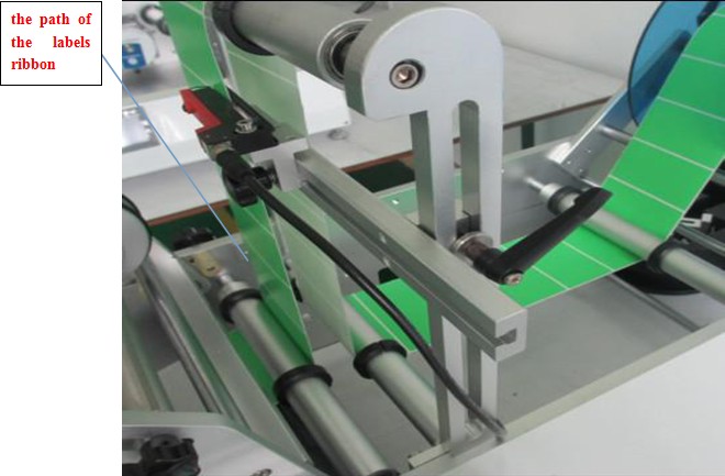 path for label through the syringe labeling machine ĐƯỜNG DÂY ĐÓNG GÓI CHO máy dán nhãn cho ống tiêm.jpg
