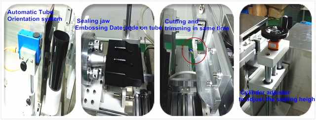 Ultrasound sealing machine for tubes Máy hàn ống siêu âm